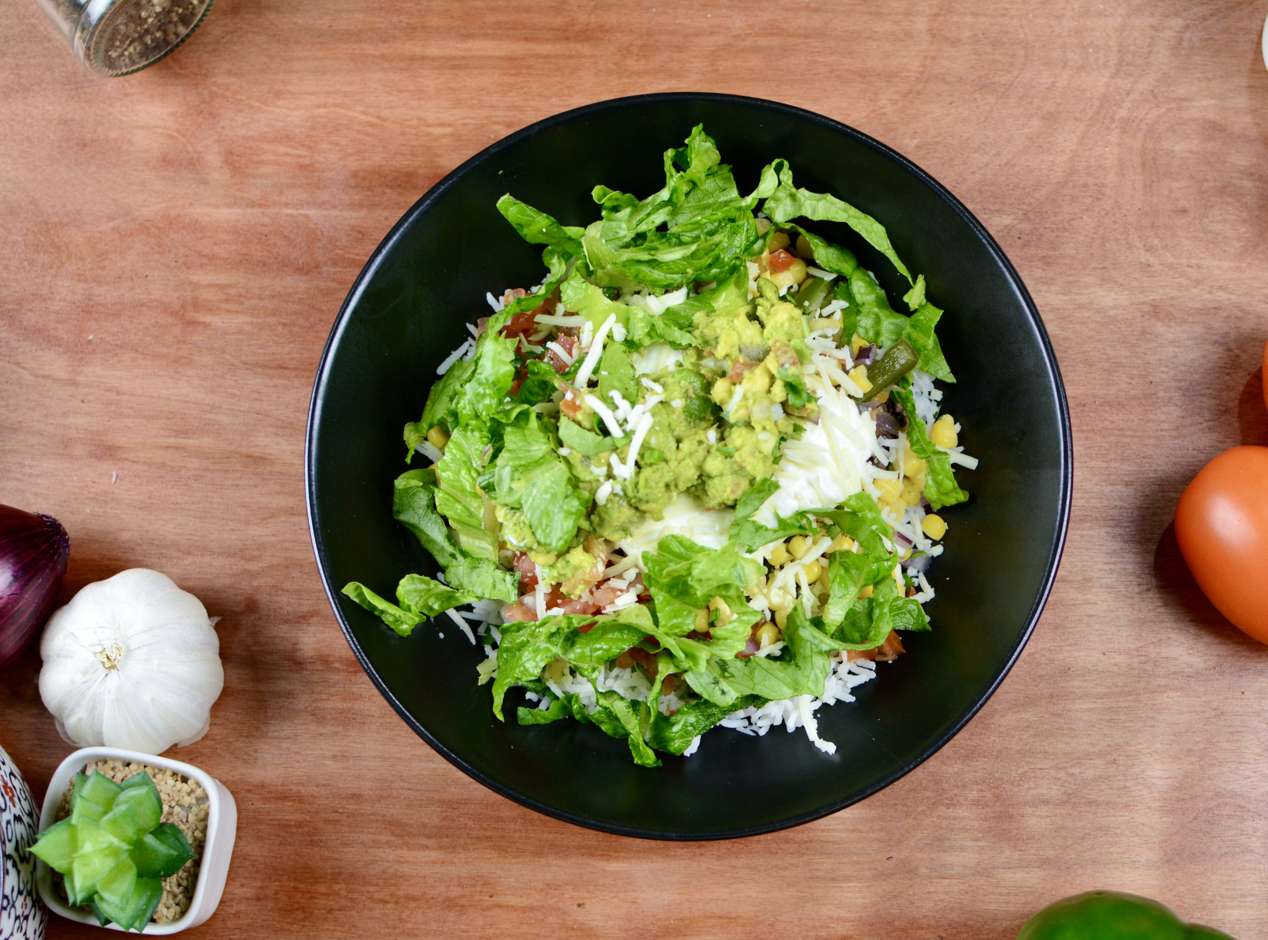 Copycat Chipotle Burrito Bowl (Vegetarian) - Chaitra's Creations